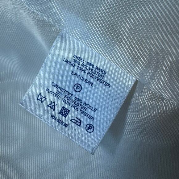 Land's End Textured Wool Blend Jacket/Coat, size Women's 8 - Picture 8 of 9